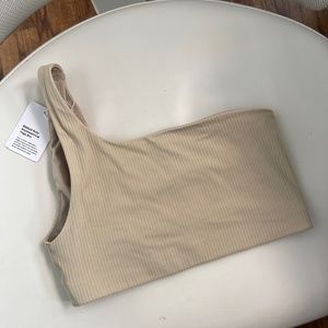 NWT Lululemon ribbed nulu asymmetrical yoga bra